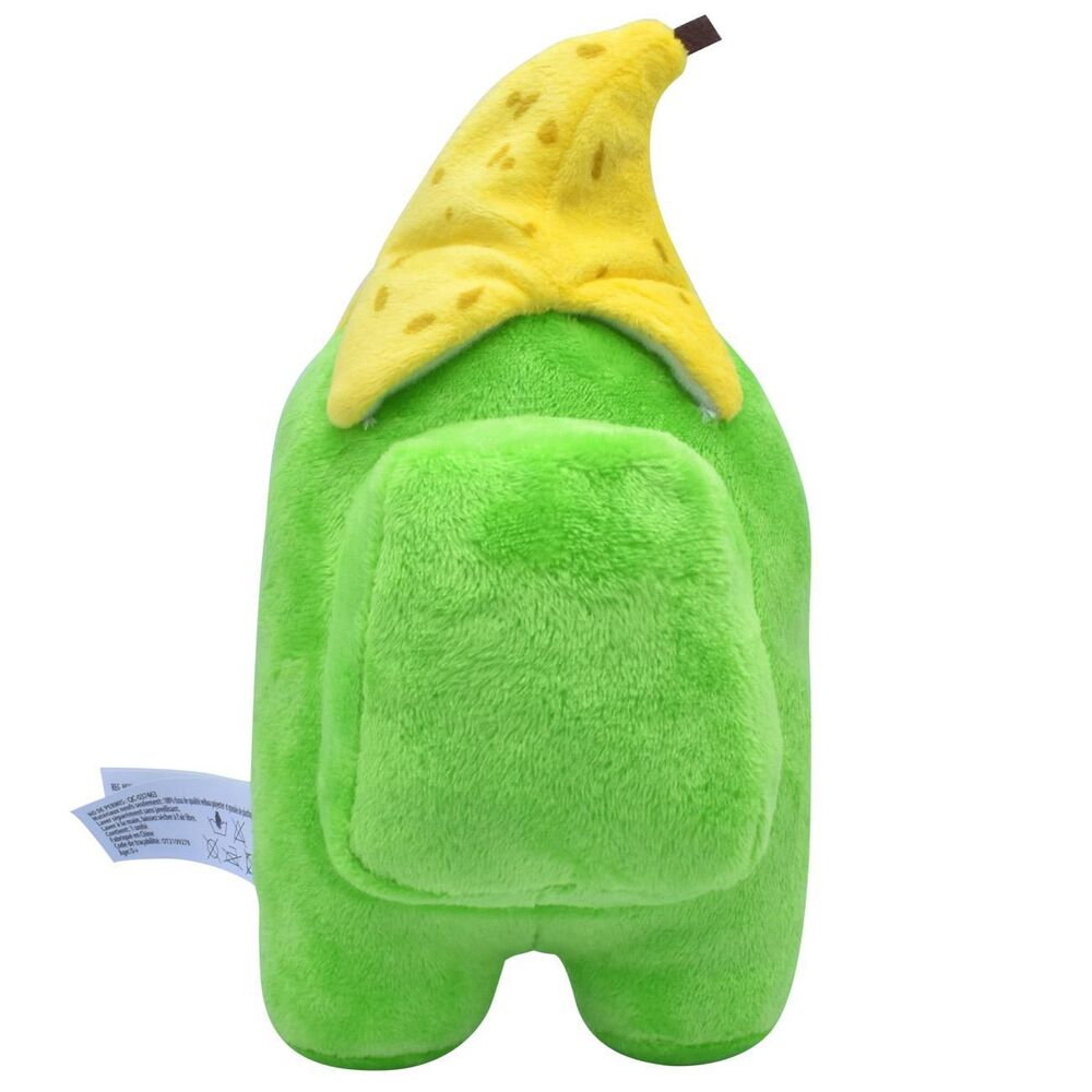 Among Us Toikido 7-inch Green With Banana Peel Imposter Plush Series 2