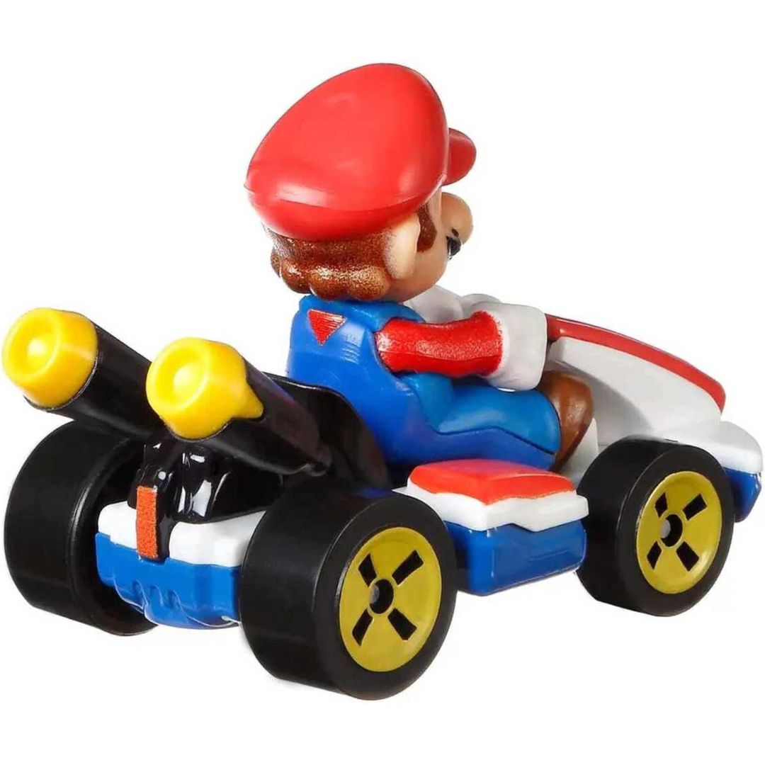 Hot Wheels Mario Kart Mario Standard Kart Die-Cast Vehicle 1:64 Scale