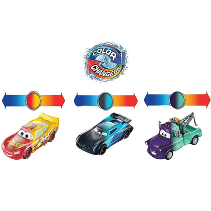 Disney Pixar Cars Color Changers Jeff Gorvette, Scale 1:55
