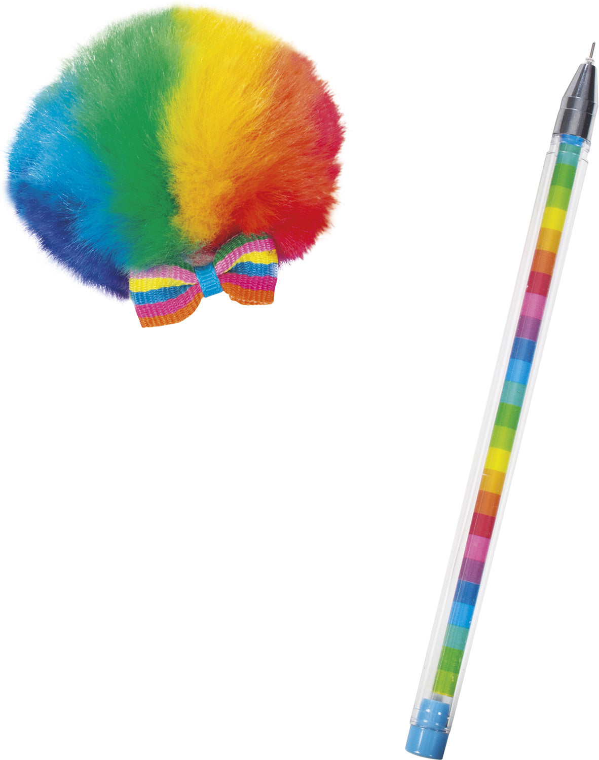 Toysmith Rainbow Puffy Pen