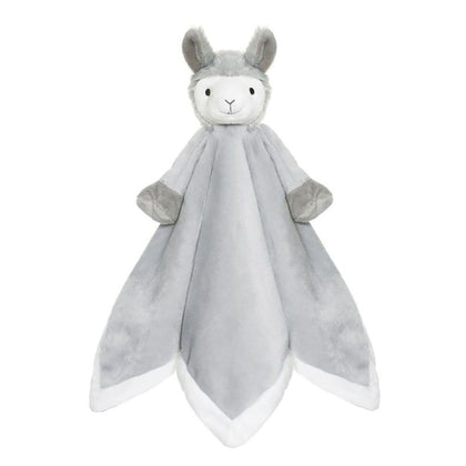 Teddykompaniet Grey Llama Security Blanket, Soft Plush
