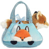 Aurora® Fancy Pals™ Peek-A-Boo Fox™ 7 Inch Stuffed Animal with Purse Carrier