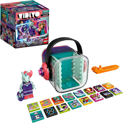 LEGO® VIDIYO Unicorn DJ Beatbox 43106 – 84-Piece Music & Dance Building Kit with Exclusive Minifigure