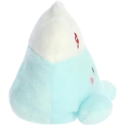 Right side profile view thumbnail of the mini latte mug plush showcasing its thick rounded profile and soft whipped cream topping.