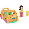 Polly Pocket Pollyville Micro Doll with Tiger-Themed Car and Mini Tiger Ages 4+