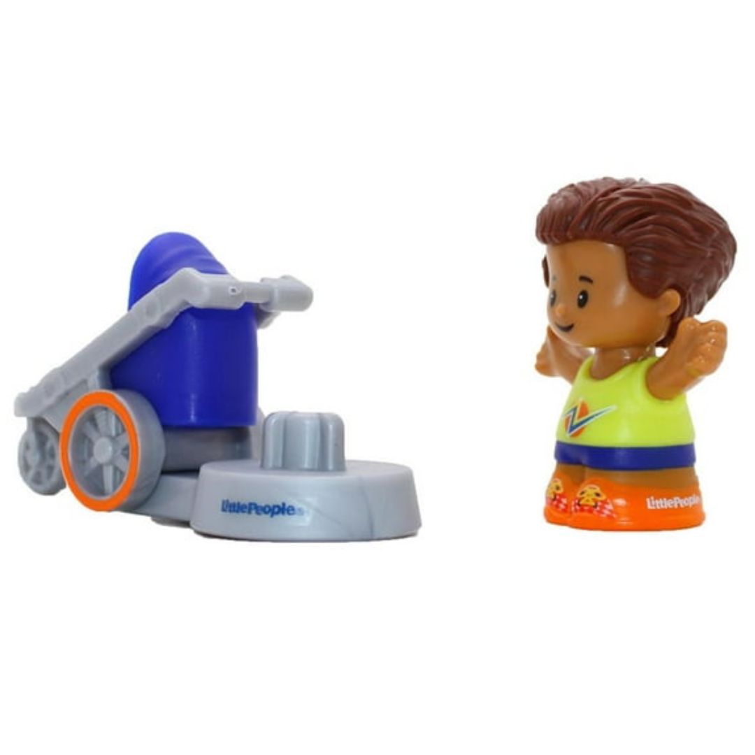 Fisher-Price Little People 2 Pack Action Figure Toy, Dad and Stroller Set