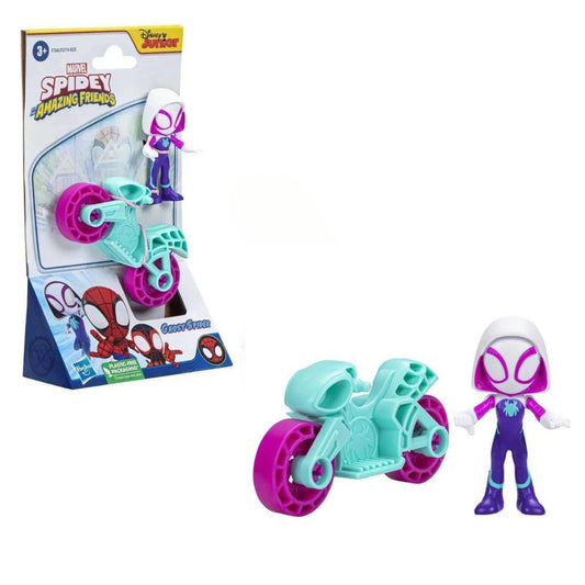 Marvel Spidey and His Amazing Friends Ghost-Spider Vehicle & 2.5" Inch Action Figure