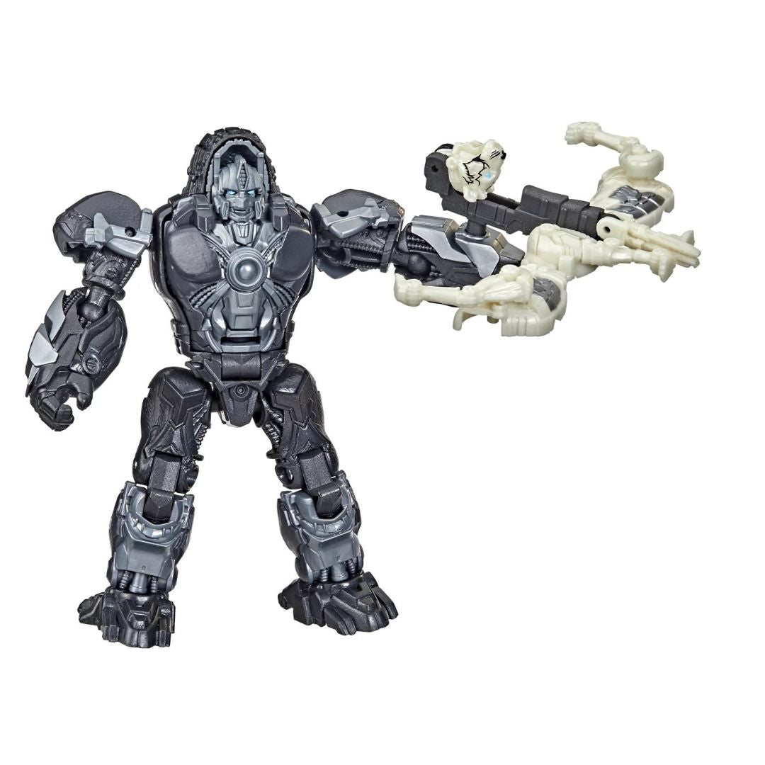 Transformers: Rise of The Beasts Movie Beast Alliance Beast Weaponizers 2-Pack 5 Inch Optimus Primal & Arrowstripe Action Figure Toy