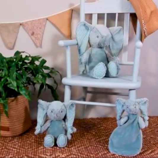 Happy Horse Elephant Eddy 10" Inch Security Tuttle Blanket Stuffed Animal Plush Toy