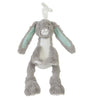 Rabbit Twine Grey Activity Toy by Happy Horse 8 Inch Plush Animal Toy