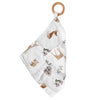 Newcastle Classics Sierra Fox and Deer 100% Cotton Blanket Teether