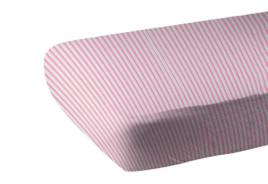 Newcastle Classics Candy Stripe 100% Natural Bamboo Muslin Crib Sheet