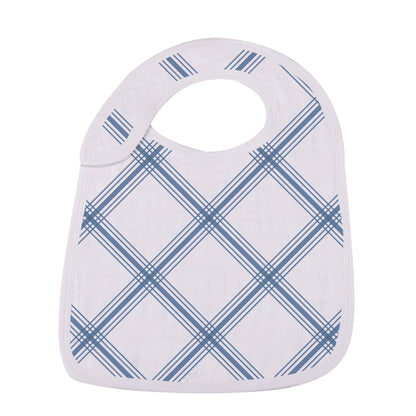 Things That Go 100% Natural Bamboo Muslin Cotton Snap Bibs, 3 Pack