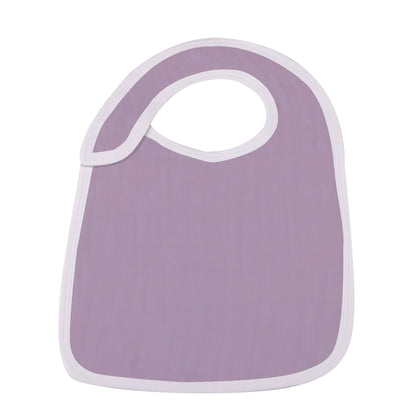 Mountain Meadow 100% Natural Bamboo Muslin Cotton Snap Bibs, 3 Pack
