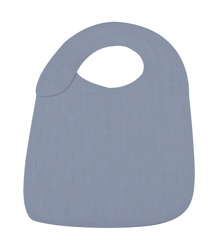 Rough Terrain 100% Natural Bamboo Muslin Cotton Snap Bibs, 3 Pack