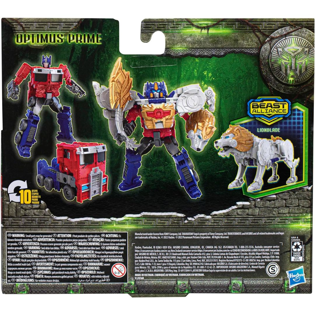 Transformers: Rise of The Beasts, Beast Alliance 2 Pk Optimus Prime & –  GOODIES FOR KIDDIES