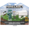 Mattel Minecraft Craft-a-Block 2-Pk Character Action Figures Based On The Video Game, Stray Vs. Polar Bear