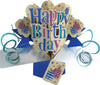 Second Nature Mailable Happy Birthday Pop Up Greeting Card - POP087