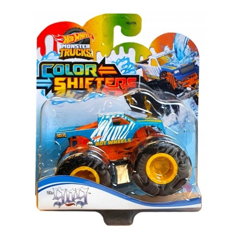 Mattel Hot Wheels Monster Trucks Color Shifters The 909 Scale 1:64