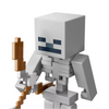 Minecraft Skeleton Action Figure, 3.25-in, with 1 Build-a-Portal Piece & 1 Accessory Ages 6+