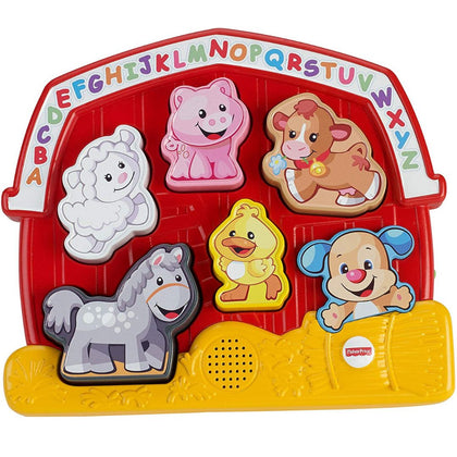 Fisher-Price Laugh & Learn Farm Animal Musical Puzzle, Ages 12 Months+