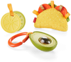 Fisher-Price Taco Tuesday Gift Set Set of 3 Rattle Crinkle Clacker Toys