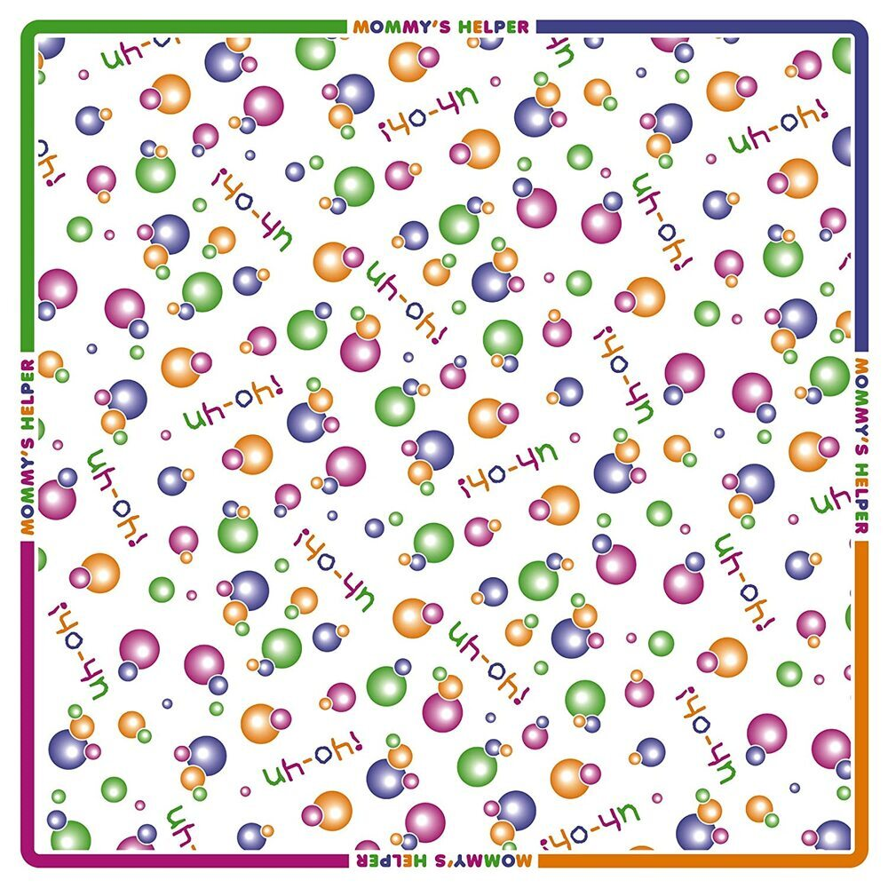 Mommys Helper No Mess Splat Mat for Under High Chair, Printed