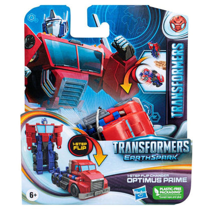 Transformers EarthSpark 1-Step Flip Changer Optimus Prime 4