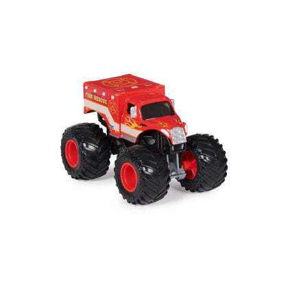 Monster Jam 2023 Spin Master 1:64 Diecast Truck Series 30 Everyday Heroes Fire Rescue