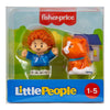 Fisher-Price Little People, Curly Red Hair Kid and Cat