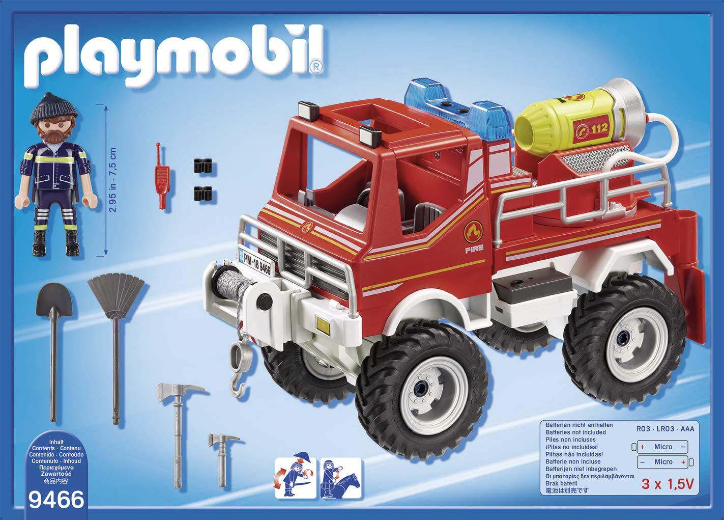 City action le véhicule de pompier Playmobil