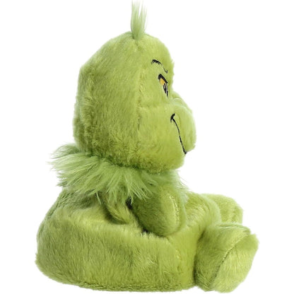 Side profile view thumbnail of The Grinch 5-inch Palm Pals plush toy showing fuzzy chest fur.