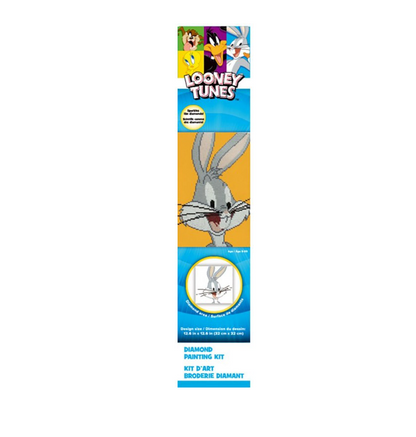DIAMOND DOTZ Looney Tunes Bugs Bunny Diamond Art Painting Kit 12.6"x12.6"