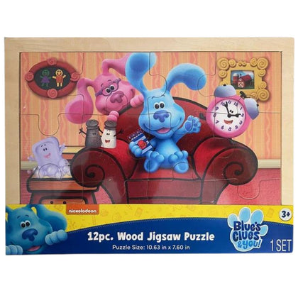 Blues Clues & You 12 Piece Wood Jigsaw Puzzle. 1 Piece, Styles May Vary