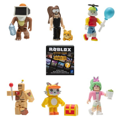 Roblox Series 10 Action Collection - Mystery Figure [Includes 1 Figure + 1 Exclusive Virtual Item]