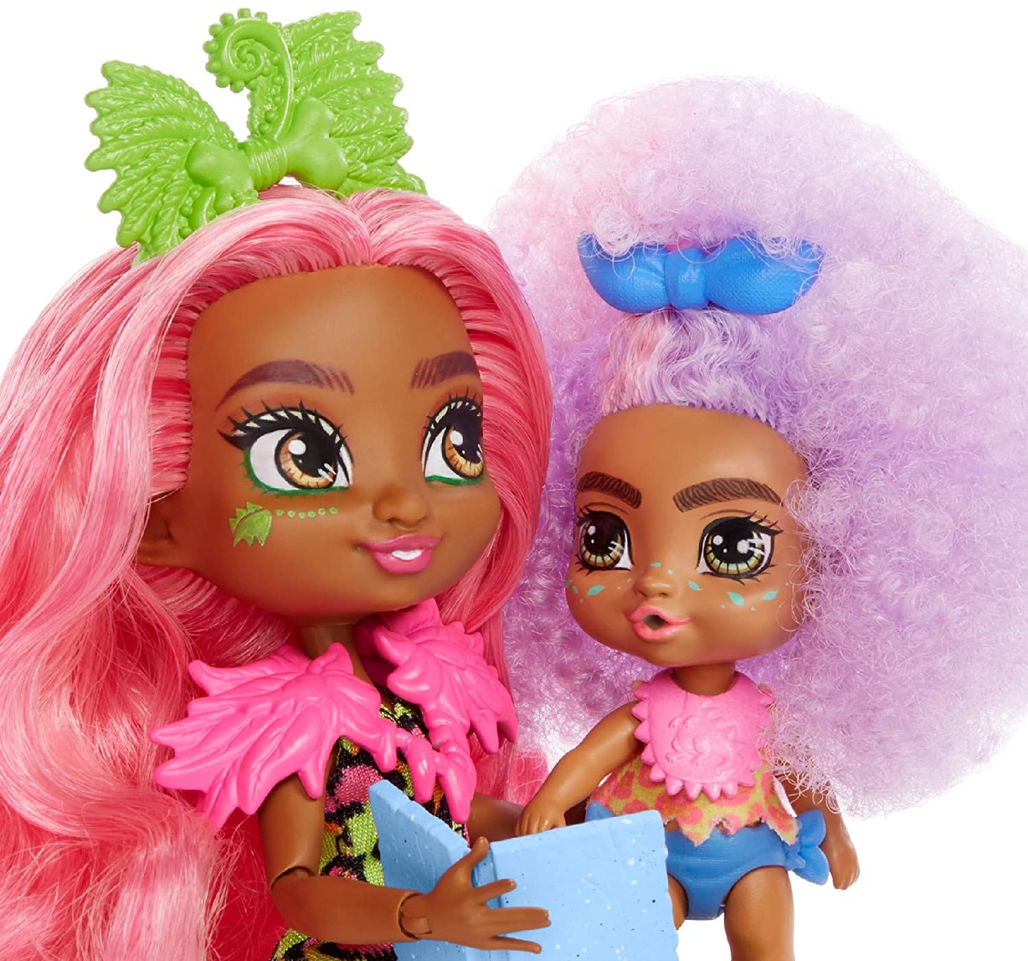 Mattel Cave Club Wild About Babysitting Playset + Fernessa & Furrah Dolls
