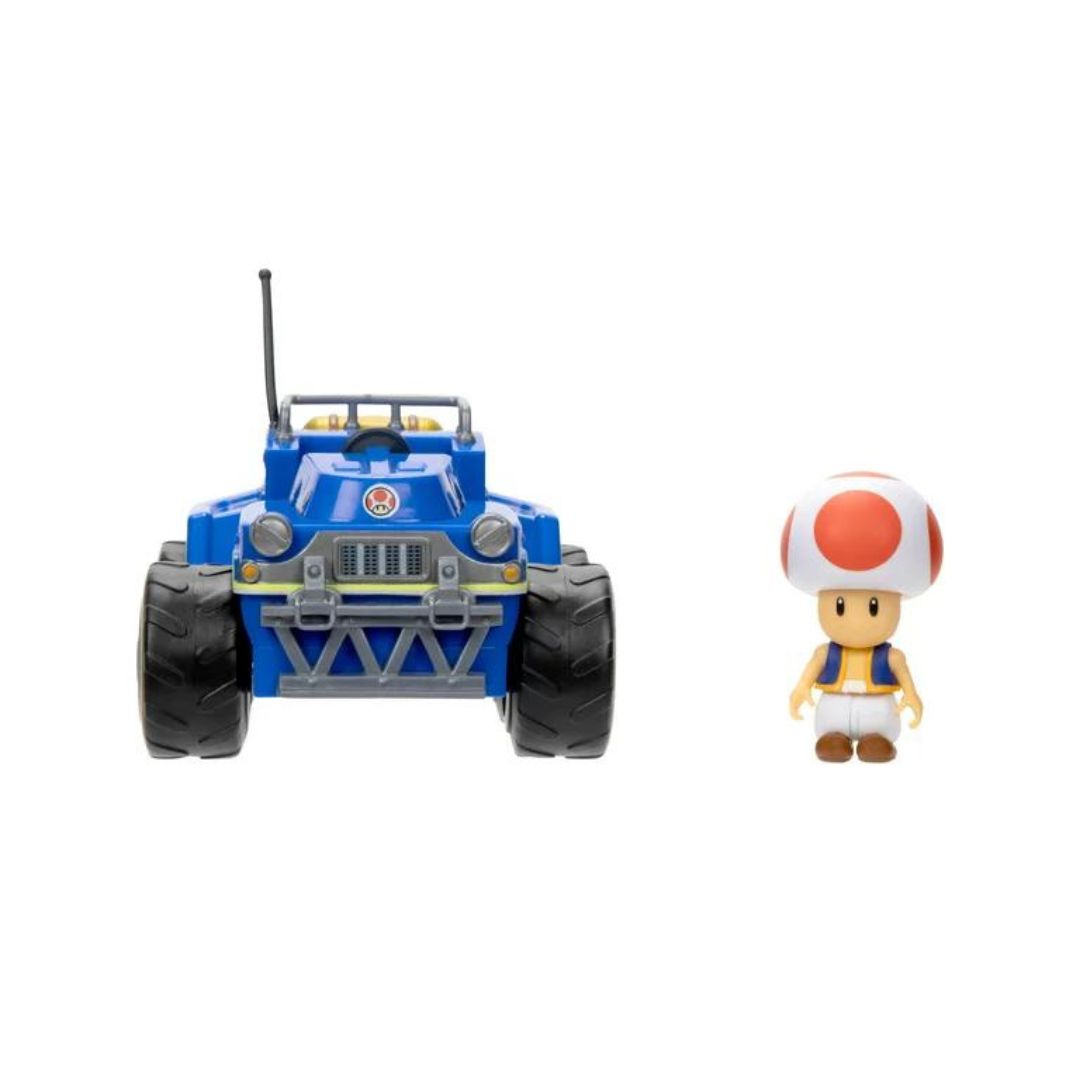 The Super Mario Bros. Movie – 2.5 inch Toad Action Figure with Pull Back Racer