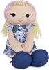 GUND Baby Toddler Doll Plush Blonde, Blue Floral Dress, 8