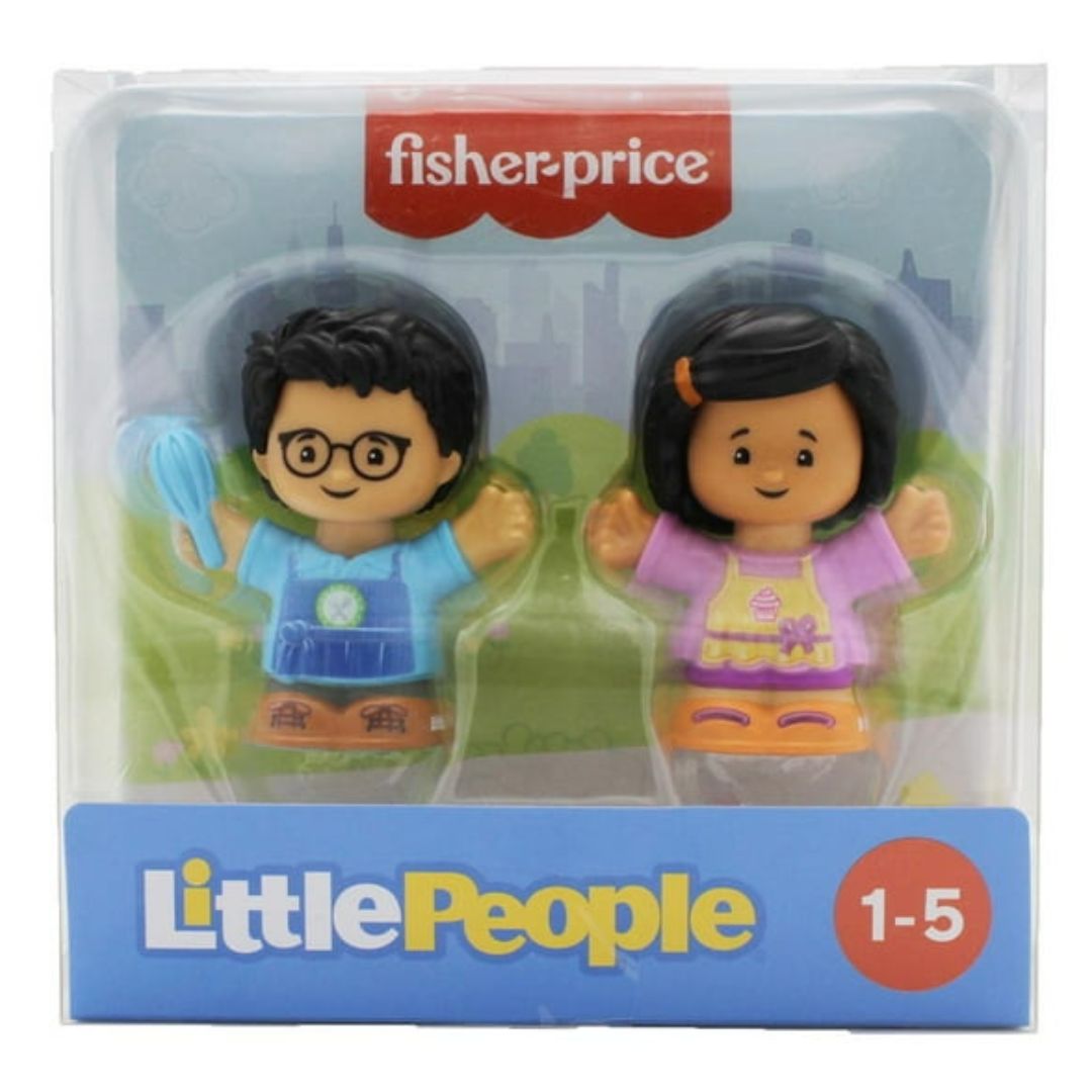 Fisher-Price Little People 2 Pack Action Figure Toy, Chef and Baker