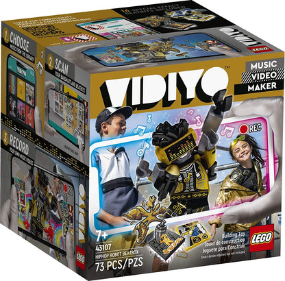 LEGO® VIDIYO Hiphop Robot Beatbox 43107 – 73-Piece Music & Dance Building Kit with Exclusive Minifigure