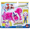 Marvel Spidey and His Amazing Friends Ghost Copter Toy, Gwen Action Figure and Vehicle