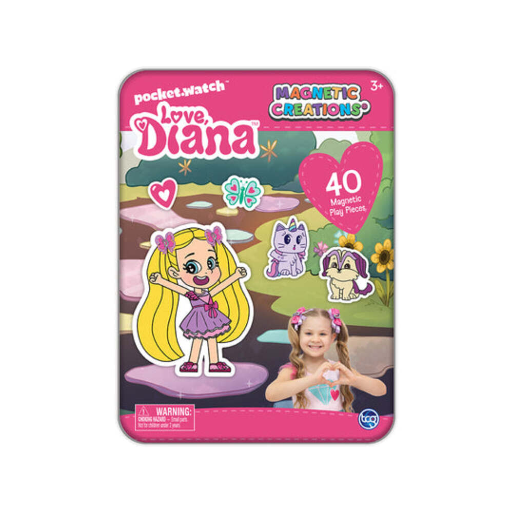 Love Diana Magnetic Creations Tin Toy