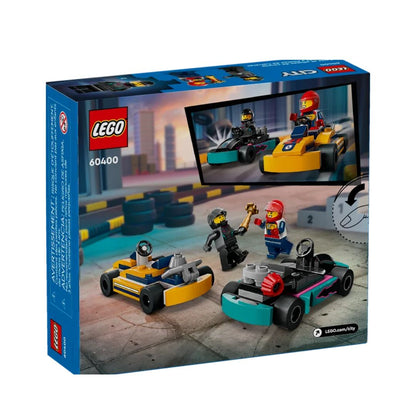 LEGO® City Go-Karts and Race Drivers Building Kit 60400, 99 Pieces