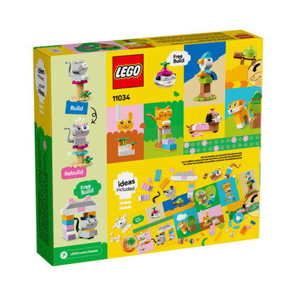 LEGO® Classic Creative Pets Set Building Kit 11034, 450 Pieces