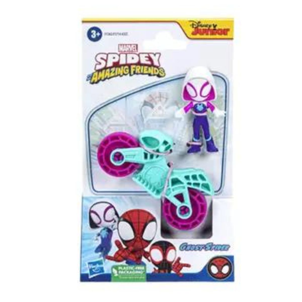 Marvel Spidey and His Amazing Friends Ghost-Spider Vehicle & 2.5" Inch Action Figure