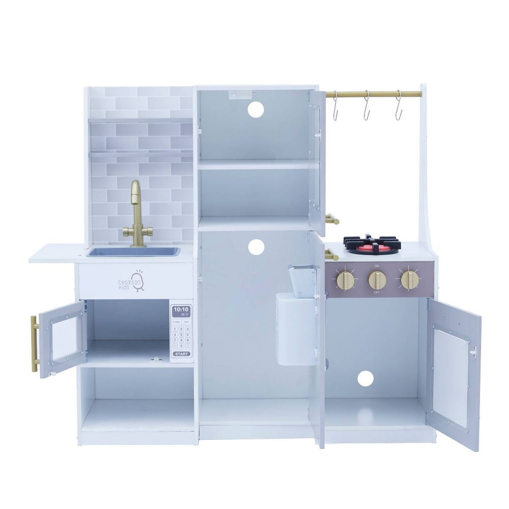 Teamson Kids Little Chef Lyon Wooden Kitchen with Accessories