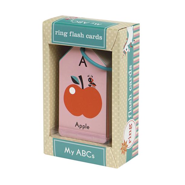 Mudpuppy My ABC's Ring Flash Cards
