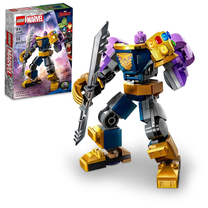 LEGO® Marvel Avengers Thanos Mech Armor 76242 Building Toy Set (113 Pieces)