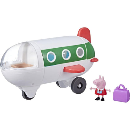 Peppa Pig Peppa’s Adventures Air Peppa Airplane Vehicle with Rolling Wheels, 1 Figure, 1 Accessory, Ages 3+