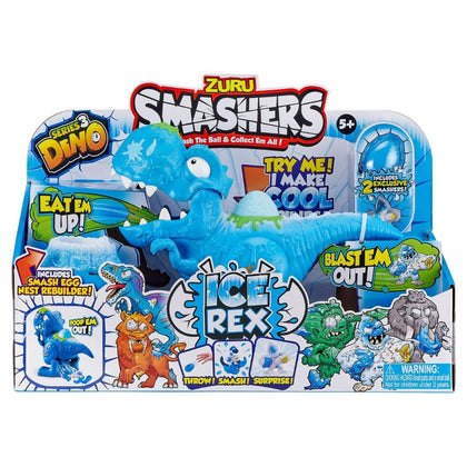 Smashers Dino Ice Age Ice Rex Playset by Zuru
